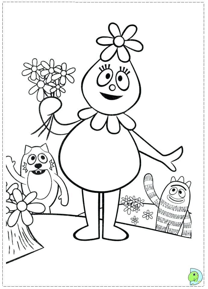 Yo Gabba Gabba Coloring Pages Yo Gabba Gabba Coloring Page 691x960 Yo Gabba Gabba Coloring Pages Yo Gabba Gabba Coloring Page