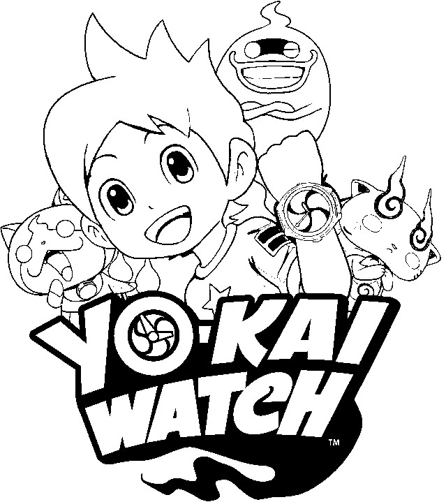 Coloring Pages Yo Kai Watch Drawing 639x719 Coloring Pages Yo Kai Watch Drawing