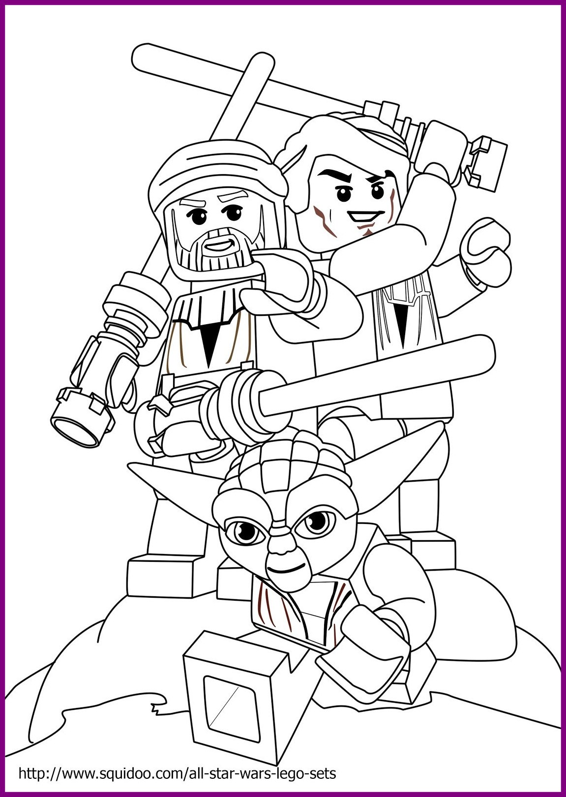Yoda Coloring Pages