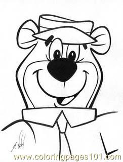 243x320 Yogi Bear 17 Coloring Page