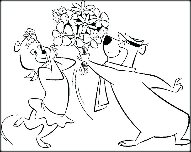 800x639 Yogi Bear Coloring Pages Yogi Bear Coloring Pages Free Printable