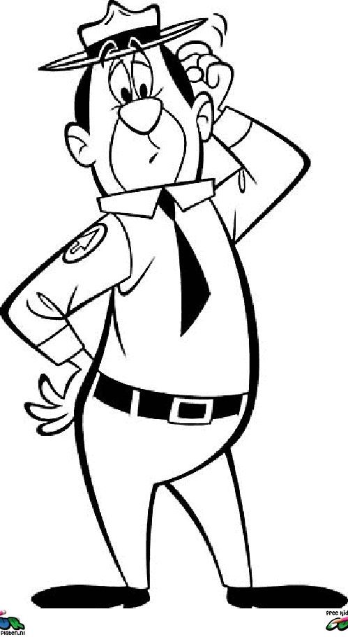 499x912 Yogi Bear Coloring Page