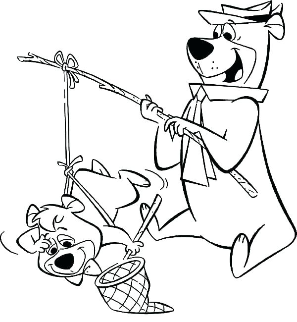 Yogi Bear Coloring Pages at GetColorings.com | Free printable colorings ...