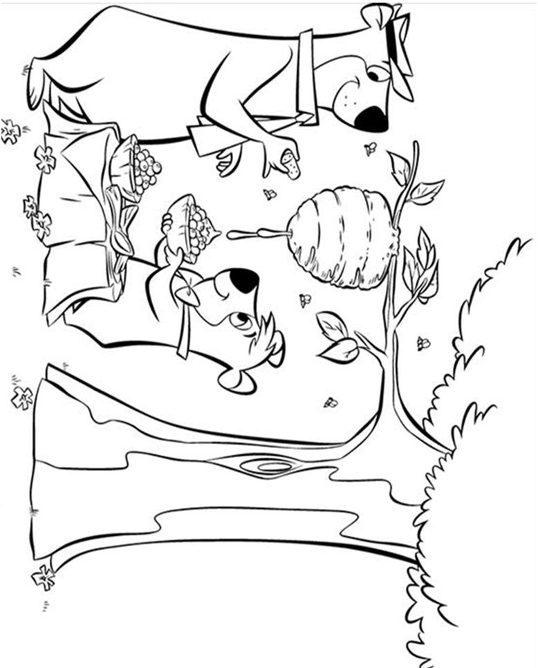 778x966 Yogi Bear Boo Boo Coloring Page Coloring Pages
