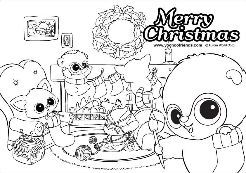 842x595 Yoohoo Friends Colouring Pages Page 2 Printables
