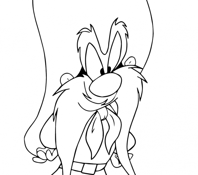 678x600 Contemporary Yosemite Sam Coloring Pages Vignette