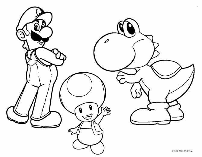 670x521 Super Mario Yoshi Coloring Pages Super Mario Yoshi Coloring