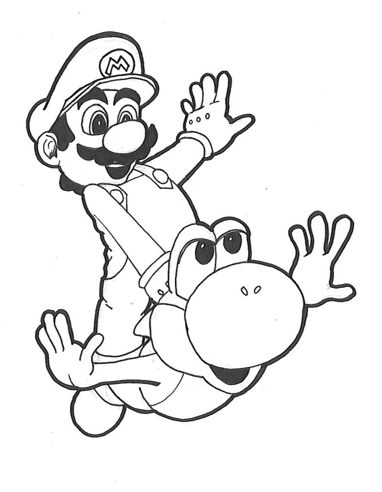 787x1015 Baby Yoshi Coloring Pages Download Coloring For Kids 2018