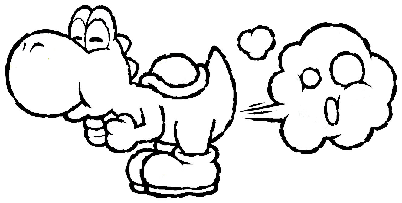 1329x672 Mario And Yoshi Coloring Pages Wagashiya