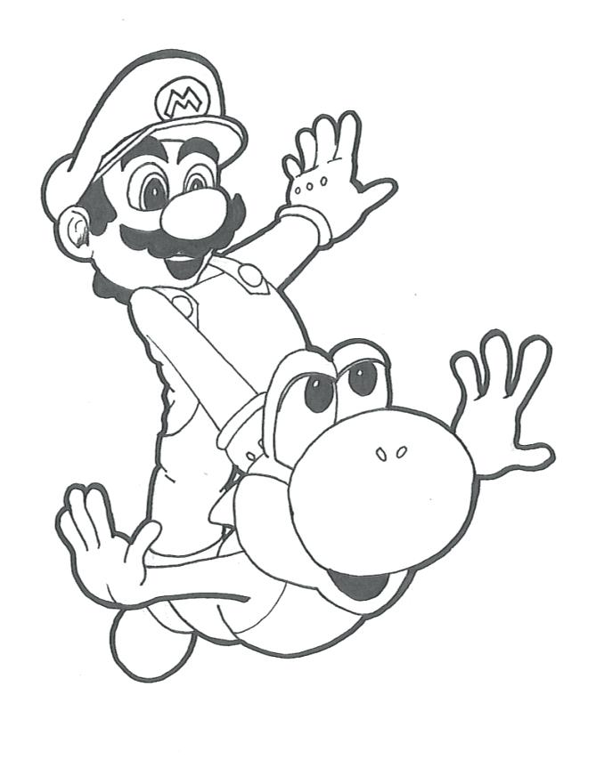 669x863 Yoshi Coloring Pages Free Printable Coloring Pages For Kids