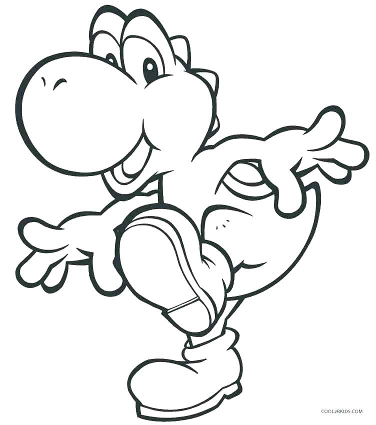 Yoshi Coloring Page 752x850 Yoshi Coloring Page