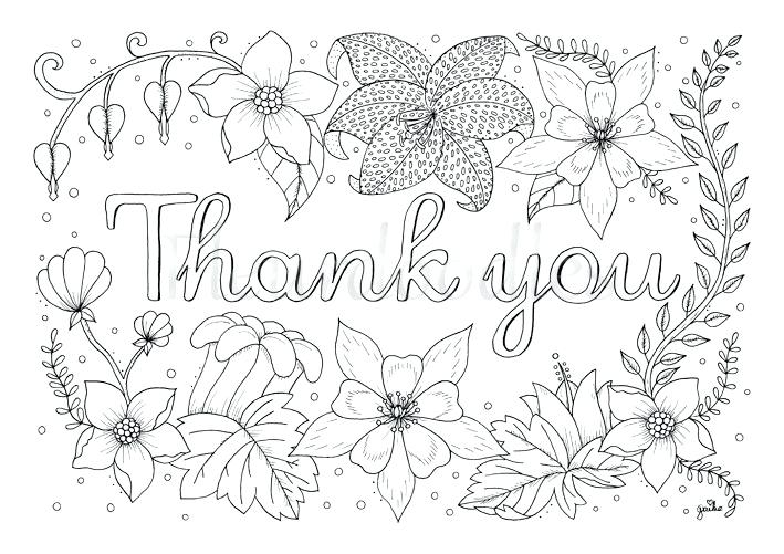 Thank You Coloring Pages Charming Idea 709x501 Thank You Coloring Pages Charming Idea