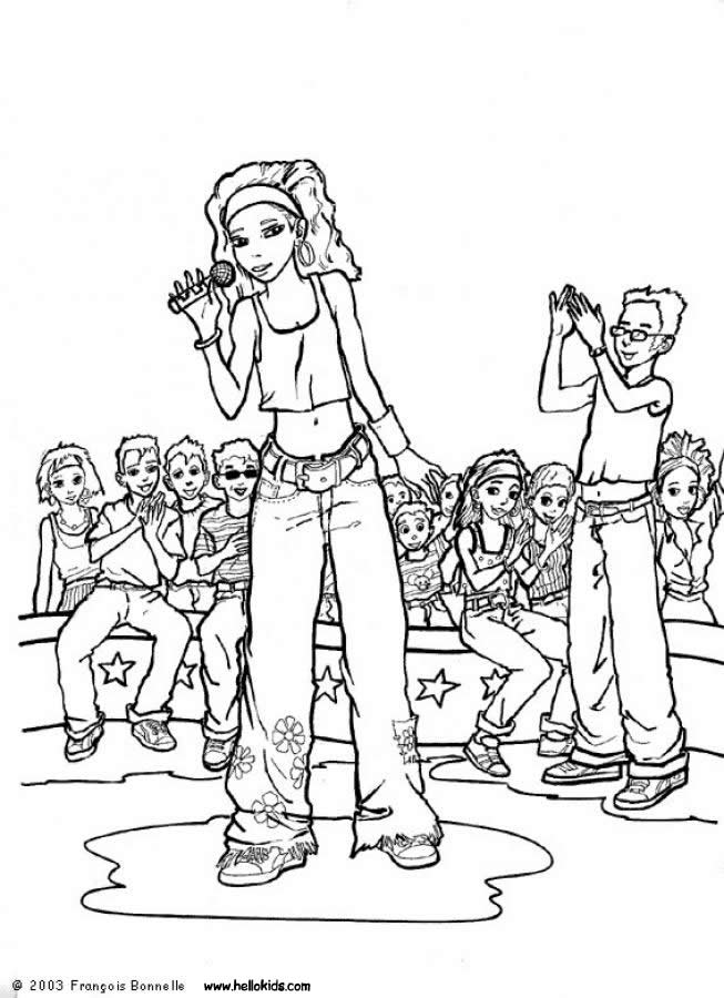 Rock Star Coloring Page From Singer Coloring Page. Amazing Way 653x900 Rock Star Coloring Page From Singer Coloring Page. Amazing Way