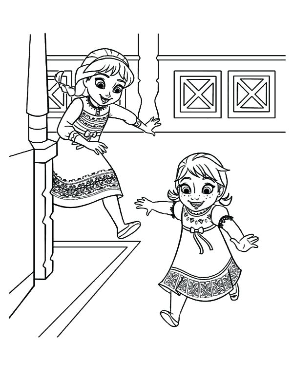 Coloring Pages Elsa And Anna Young And Coloring Pages A Coloring 600x778 Coloring Pages Elsa And Anna Young And Coloring Pages A Coloring
