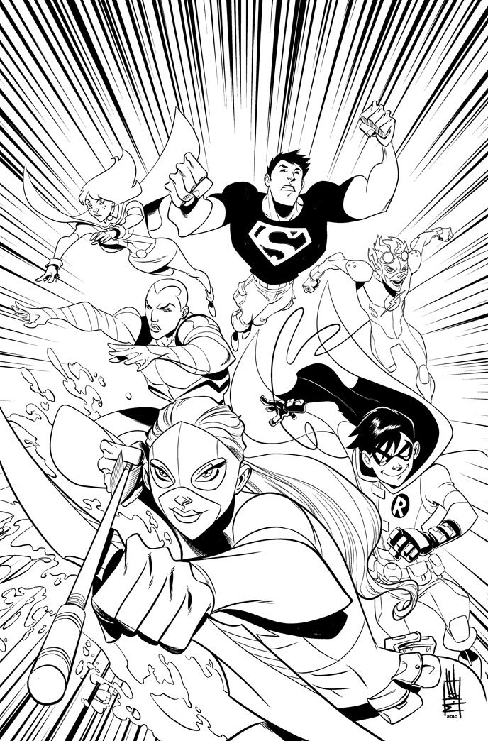 688x1044 Bunch Ideas Of Young Justice Coloring Pages For Layout