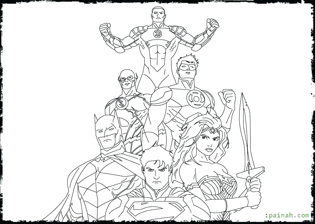 Young Justice Coloring Pages at GetColorings.com | Free printable ...