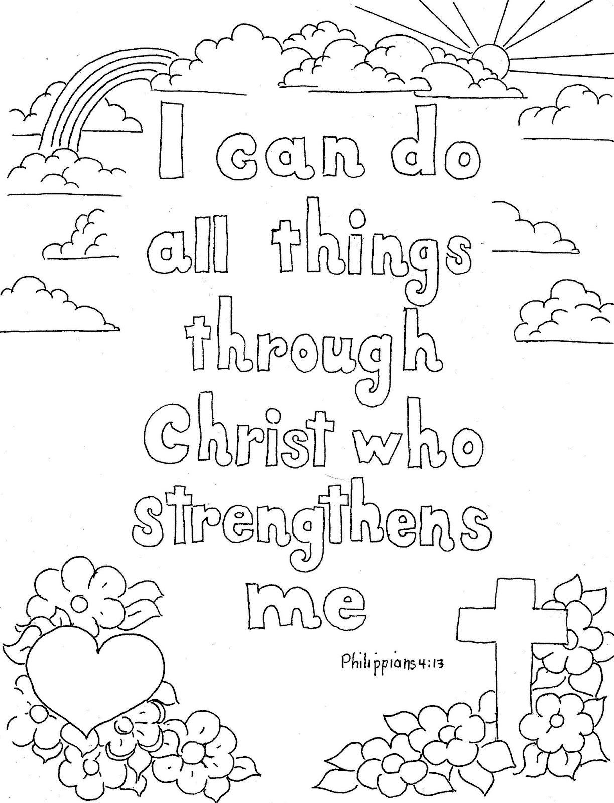 1223x1600 Coloring Pages For Kids By Mr. Adron Philippians 413 Print