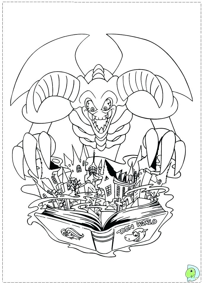 691x960 Yu Gi Oh Zexal Coloring Pages