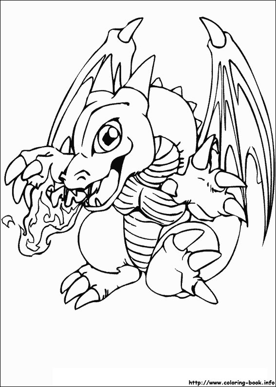 Yugioh Coloring Pages Yu Gi Oh White Dragon 1 Gacrj 567x794 Yugioh Coloring Pages Yu Gi Oh White Dragon 1 Gacrj