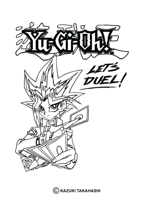 601x850 Yugioh Coloring Page Free Printable Coloring Pages For Kids Yami