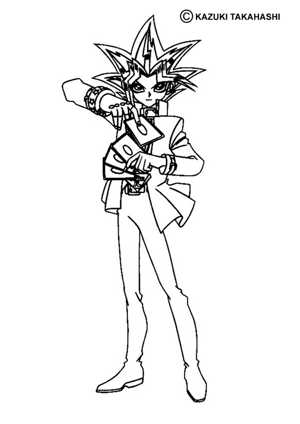 601x850 Yugioh Coloring Pages Free Printable Yu Gi Oh Coloring Pages (1
