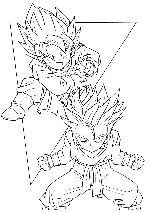 600x850 Super Saiyan Coloring Pages Dragon Ball Super Coloring Pages