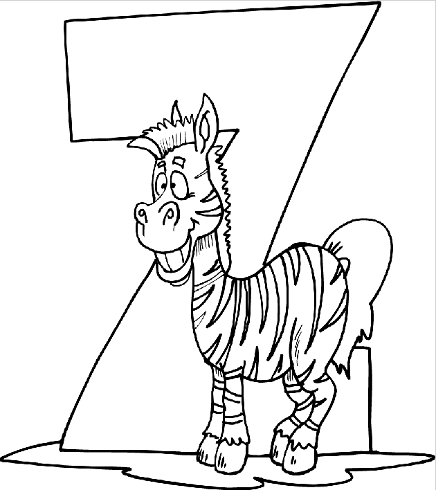 630x708 Z Coloring Page Amp Coloring Book