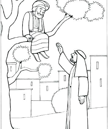 Zacchaeus Coloring Page Coloring Page X A A Previous Image 355x425 Zacchaeus Coloring Page Coloring Page X A A Previous Image