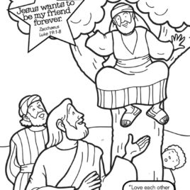 Coloring Pages And Coloring Books. Jesus And Zacchaeus Coloring 268x268 Coloring Pages And Coloring Books. Jesus And Zacchaeus Coloring
