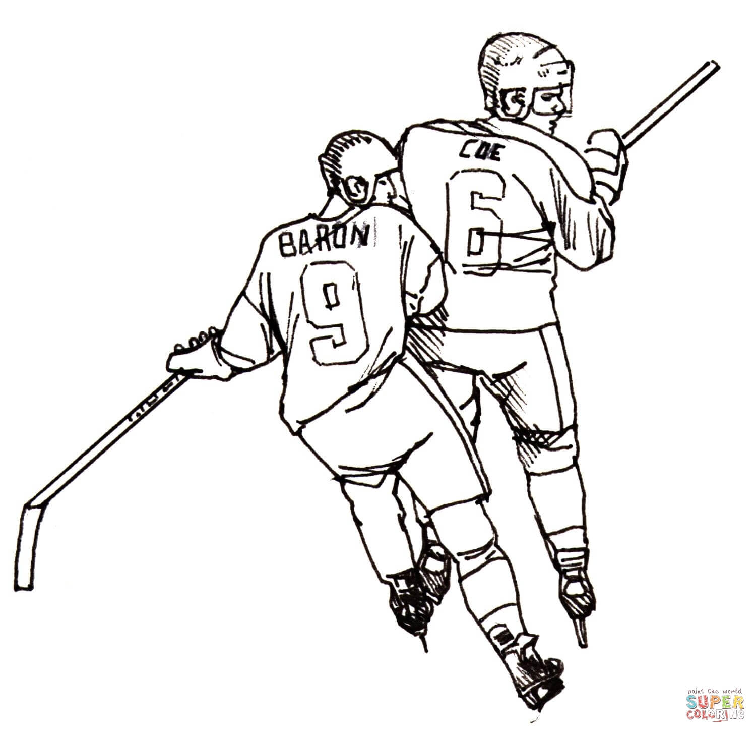 1500x1453 Destiny Drawings Of Hockey Players Coloring Pa
