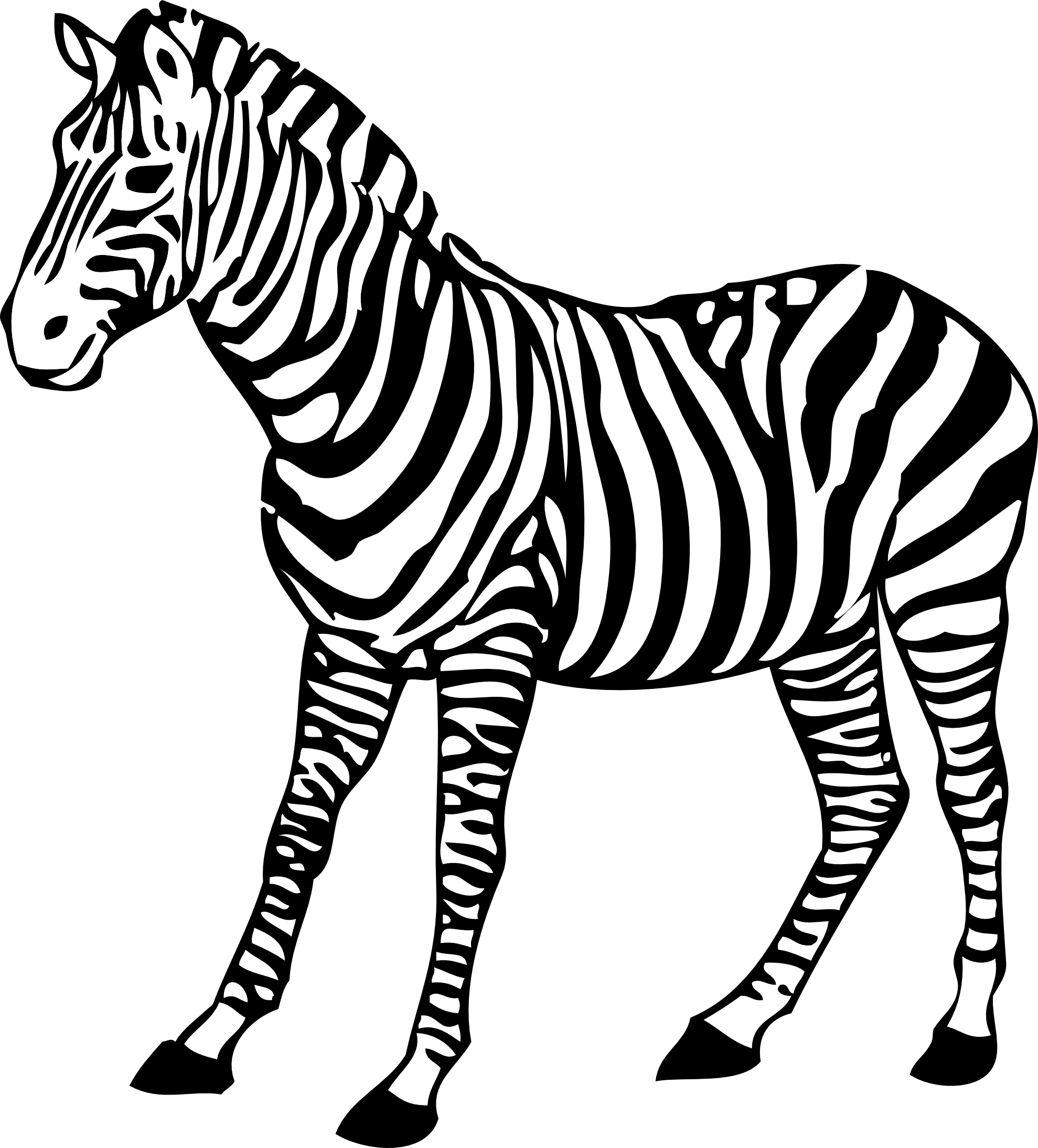 1979x2188 Zebra Coloring Pages