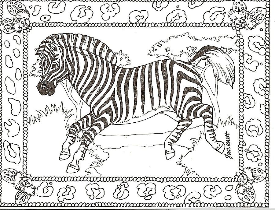 900x690 Free Printable Zebra Coloring Pages For Kids Free Printable