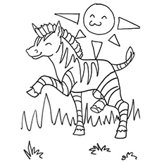 230x230 Top 20 Free Printable Zebra Coloring Pages Online