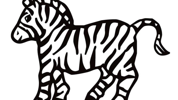 750x425 Zebra Print Coloring Pages Printable Zebra Print Stencil Library
