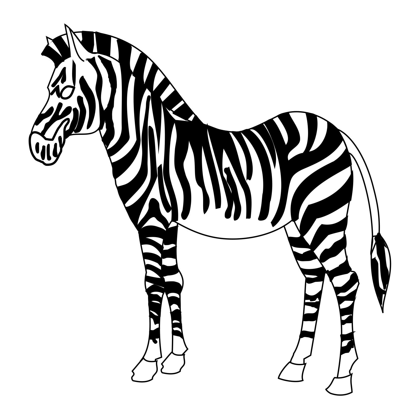 1654x1654 Best Printable Zebra Coloring Pages Me For Trend And Styles