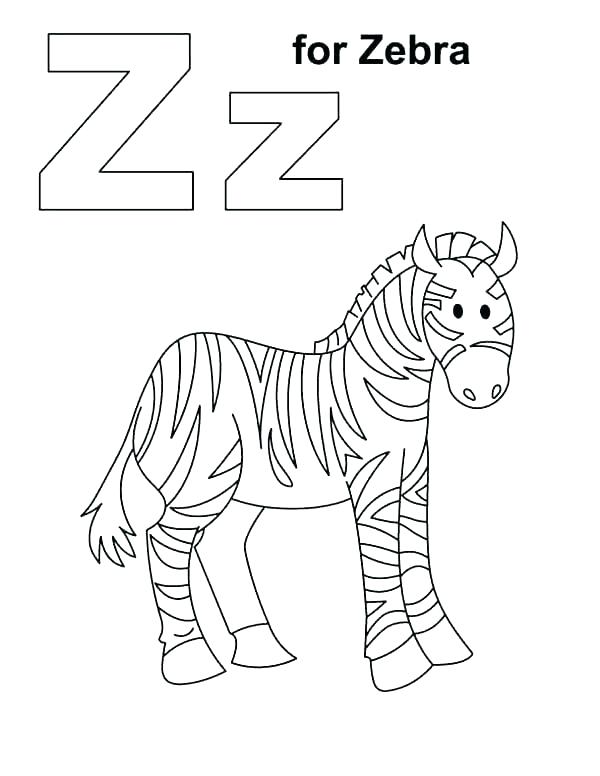 600x776 Coloring Pages Of Zebras Baby Zebra Coloring Pages Zebra Coloring