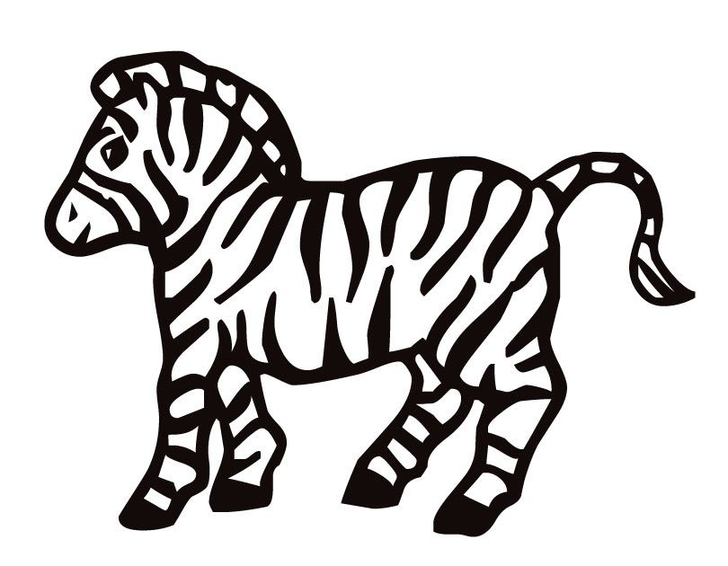 Zebra Print Coloring Pages 810x630 Zebra Print Coloring Pages