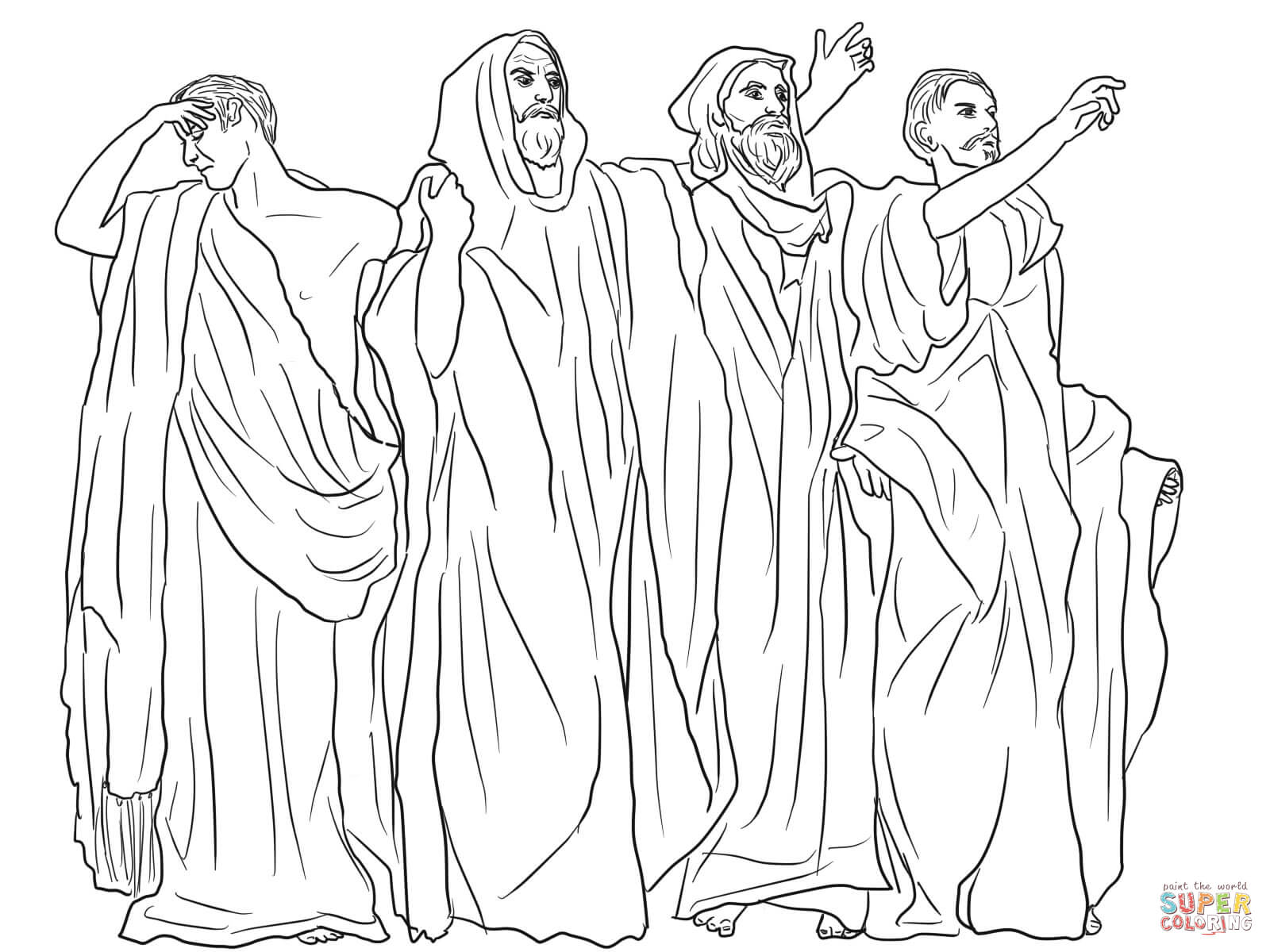 Micah, Haggai, Malacchi, And Zechariah Coloring Page Free 1600x1200 Micah, Haggai, Malacchi, And Zechariah Coloring Page Free