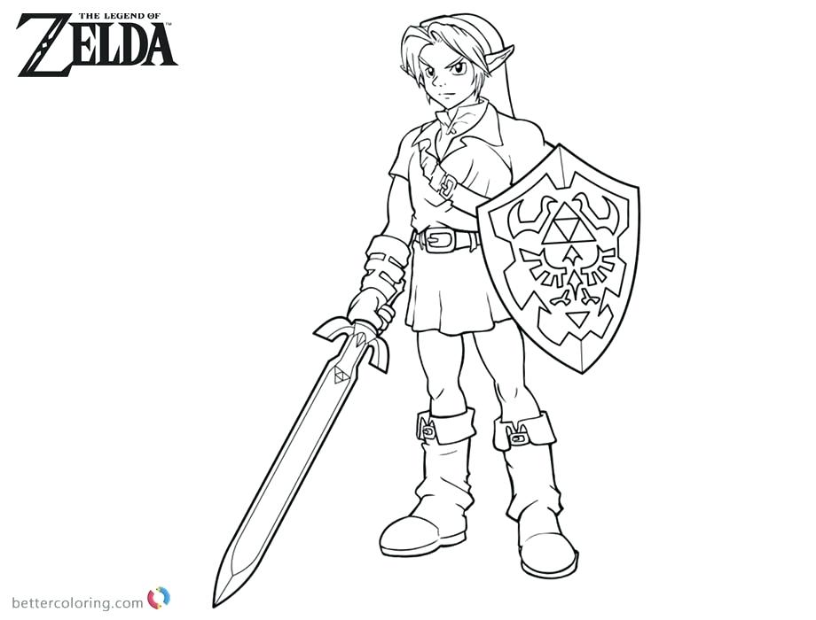 Legend Of Zelda Coloring Pages With Download This Coloring Page 920x700 Legend Of Zelda Coloring Pages With Download This Coloring Page