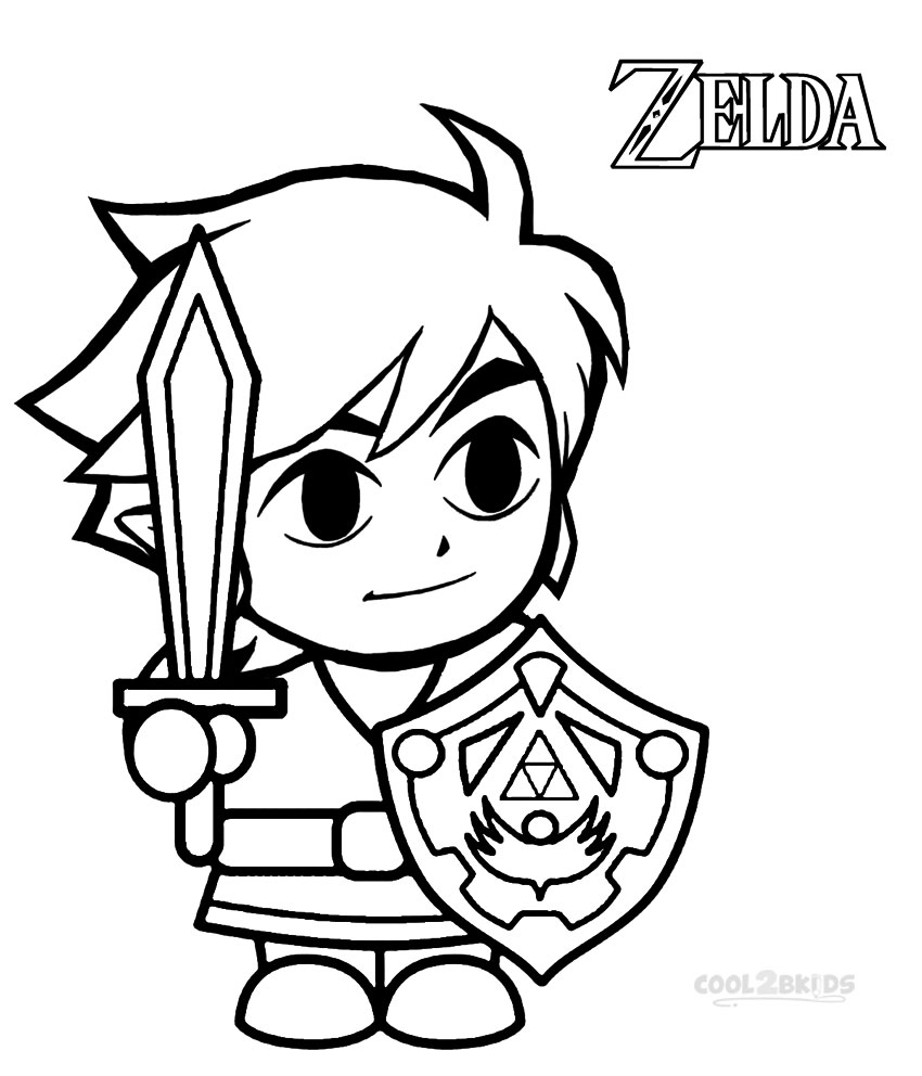Printable Zelda Coloring Pages For Kids Cool2bkids 850x992 Printable Zelda Coloring Pages For Kids Cool2bkids