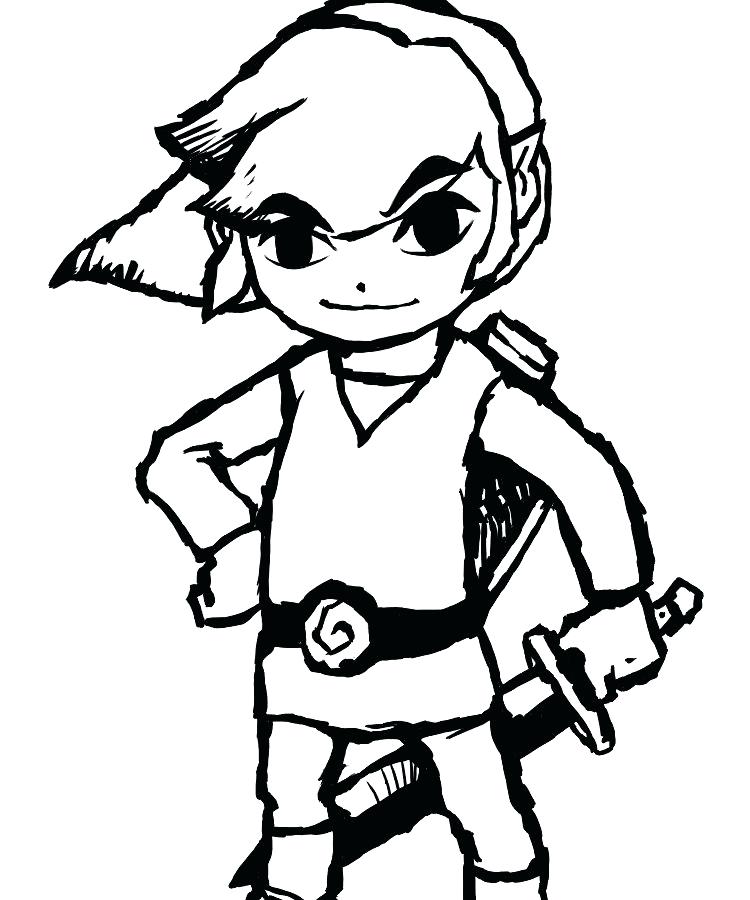 Zelda Coloring Pages 750x900 Zelda Coloring Pages