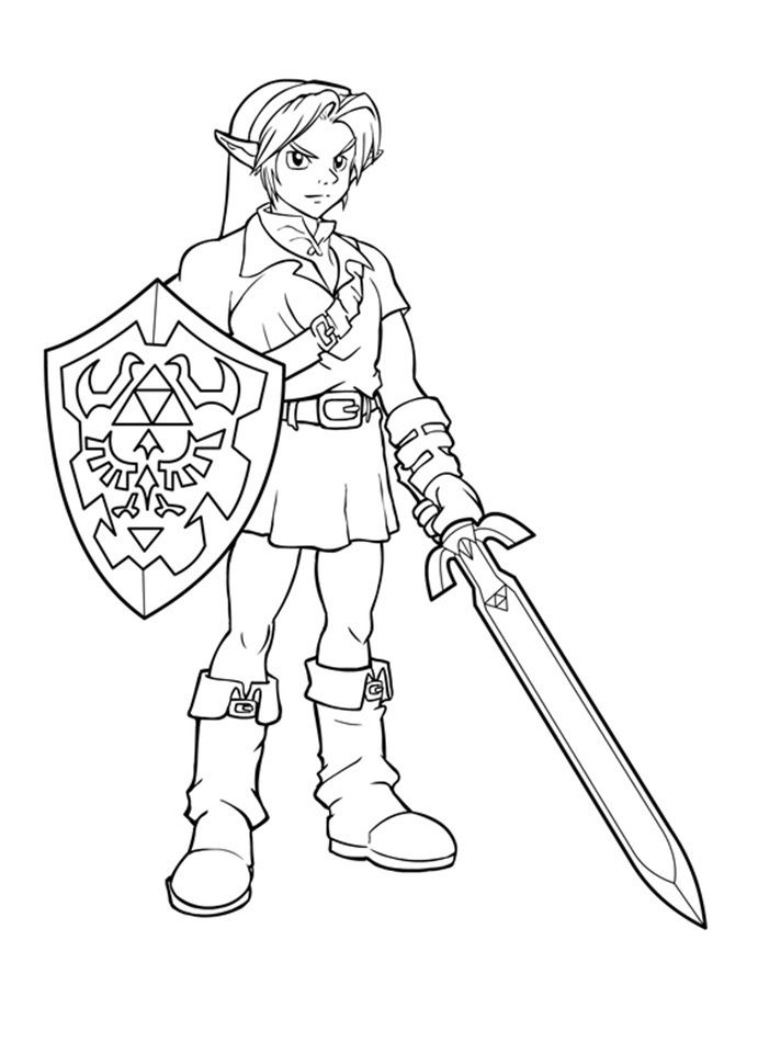 Free Printable Zelda Coloring Pages For Kids Free Printable 691x960 Free Printable Zelda Coloring Pages For Kids Free Printable
