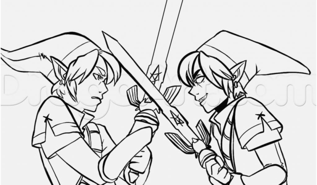 1024x600 Legend Of Zelda Coloring Pages Images Legend Zelda Link Coloring