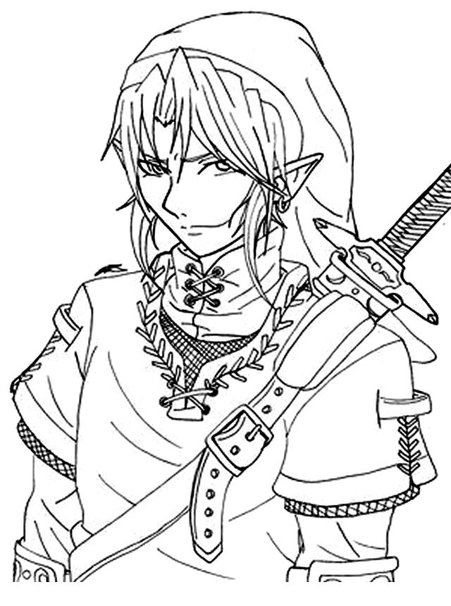 Zelda Printable Coloring Pages