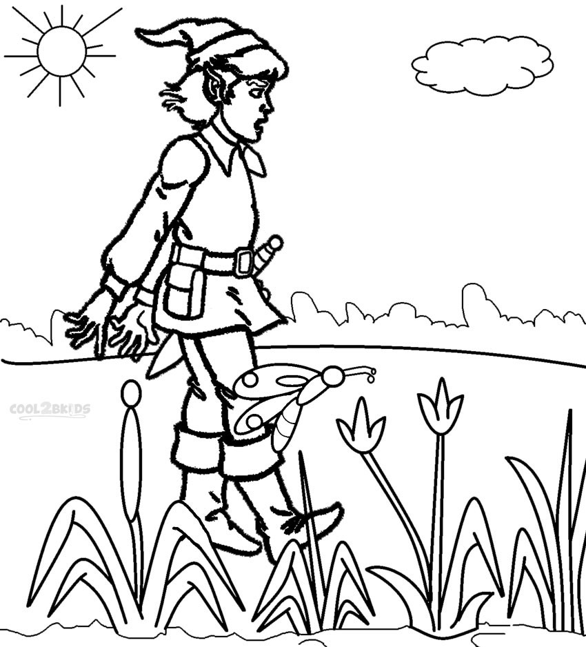 850x938 Printable Zelda Coloring Pages For Kids Cool2bkids