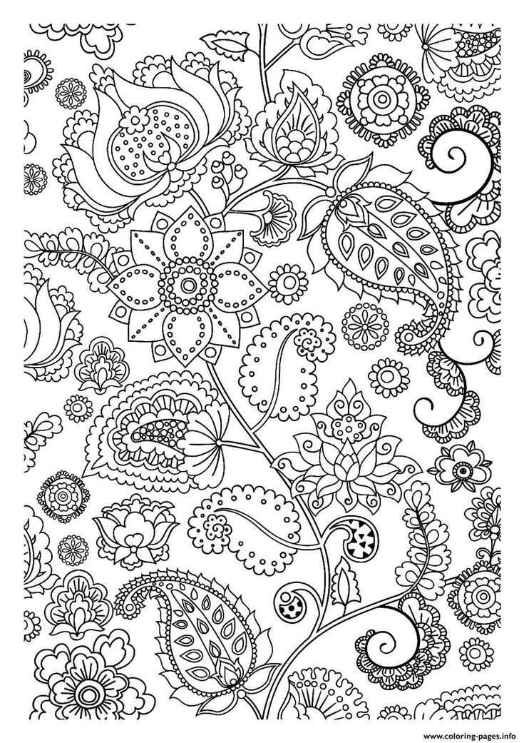 735x1041 32 Best Free Adults Coloring Pages To Print Images
