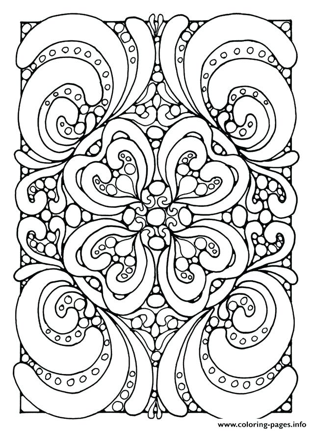 640x877 Beautiful Anti Stress Coloring Pages Printable And Adult Paisley