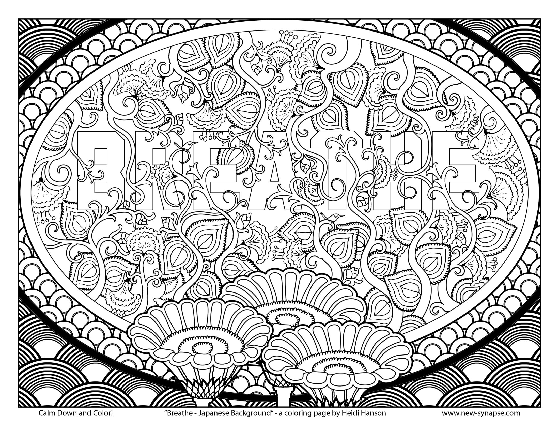 2200x1700 Relaxation Coloring Pages Relaxation Coloring Pages Picture