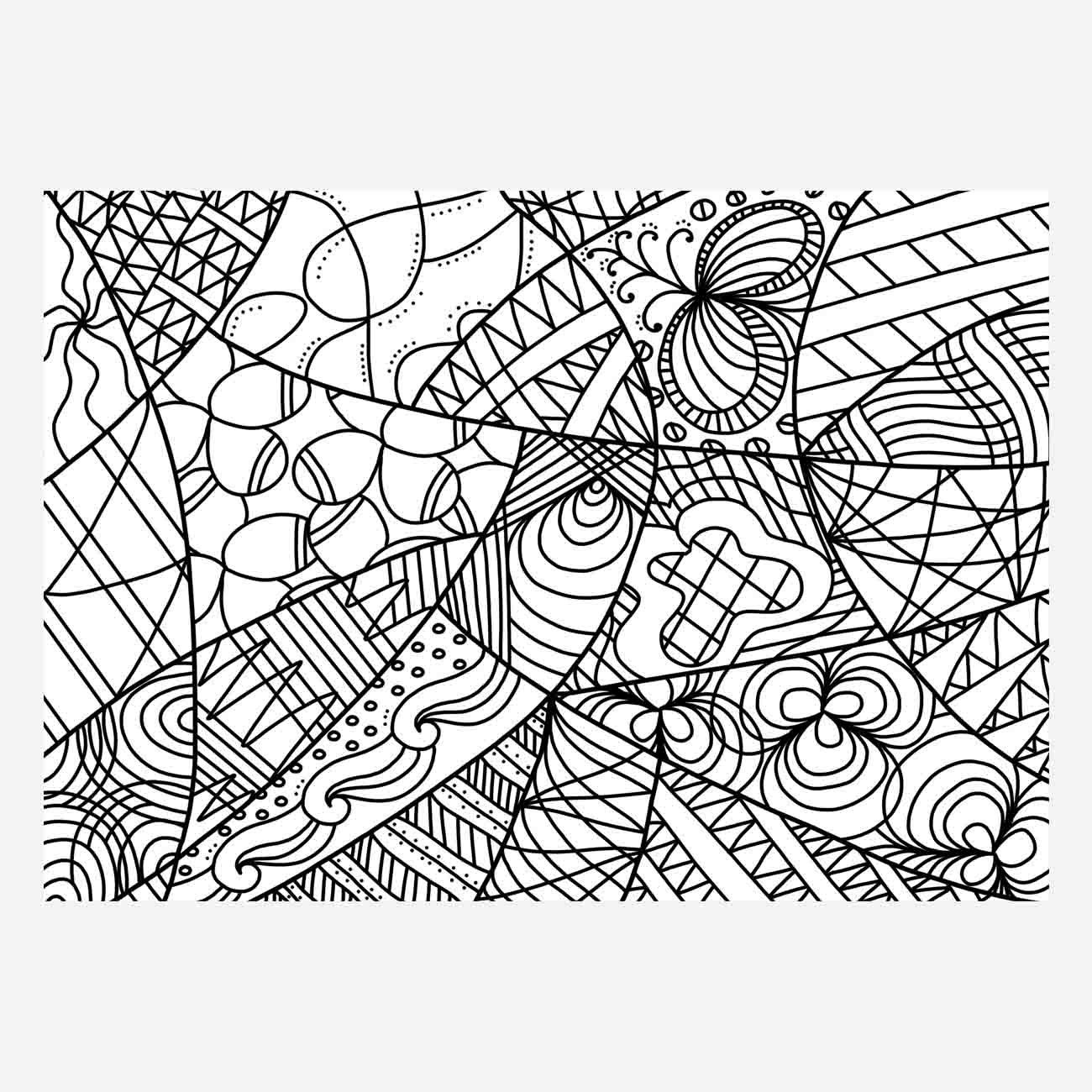 1300x1300 Zentangle Digital, Doodle Download, Doodle Digital Art, Pdf