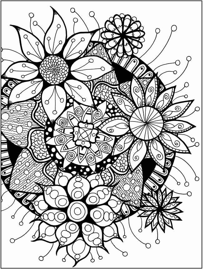 Zentangle Doodle Coloring Pages - Zendoodle Coloring Pages at ...